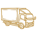 Icono de camioneta de carga